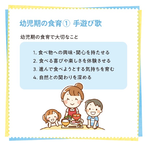 幼児期の食育① 手遊び歌